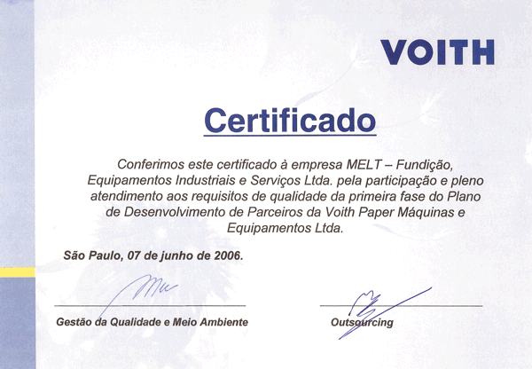 Certificações